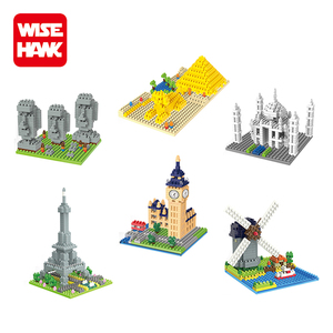 Wisehawk Educational Mini Brick Architecture <strong>Model</strong> Plastic <strong>Building</strong> Block Set Construction Toy for 5 to 7 Years Age Range - Product Image 1