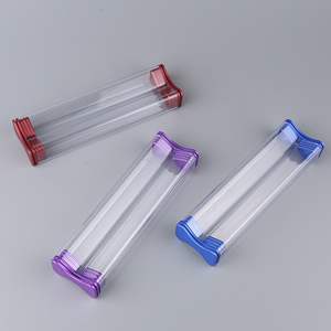 Sản Phẩm Mới Bán Buôn Trong Suốt Acrylic Hộp Bút Hộp Quà Tặng Nhựa Bút Trường Hợp Đôi Tam Giác Bao Bì Ống Bao Bì Bút Hiển Thị - Product Image 2