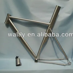 ISP 700c 더블 버트 티타늄 fixie 기어 자전거 프레임