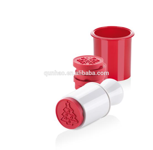 Nuevo diseño 6 unidades geométrica motivos y una ronda cortador Galleta de silicona sello - Product Image 3