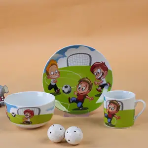 כלי שולחן לילדים cartoon צלחות קערת ספל כוס תינוק כלי אוכל סטים