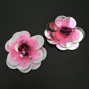 <span class=keywords><strong>Flores</strong></span> estéreo con cuentas <span class=keywords><strong>de</strong></span> <span class=keywords><strong>mano</strong></span>, accesorios para zapatos, lentejuelas - Product Image 6