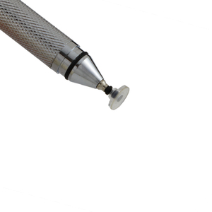 Çift taraflı hassas 2 1 dokunmatik kalemler Dick enayi kapasitif evrensel karbon kumaş ince uçlu disk kalem PC dizüstü bilgisayarlar için Tablet - Product Image 5