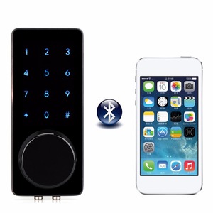 Bluetooth vân tay RF mật khẩu thẻ điện tử thông minh rim khóa với TT khóa ứng dụng thông minh Chốt Cửa Khóa - Product Image 6