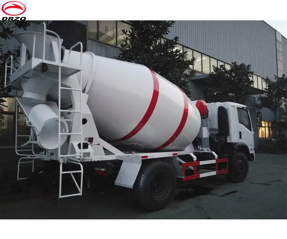 Mixer Beton Mobil Truk Nanjun, Penggunaan Nyaman Campur