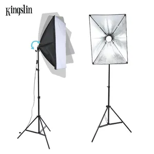 Soft Box Professionele Fotografische Studio Gemakkelijk Gevouwen 50*70Cm Met 2.1M Light Stand