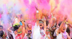 Le plus récent produit peau inoffensive Holi couleur poudre confettis canon fumée confettis tireur - Product Image 5