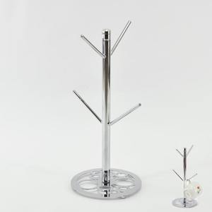 Porte-tasses à café élégant à 6 crochets en fil d'or rose - Product Image 5