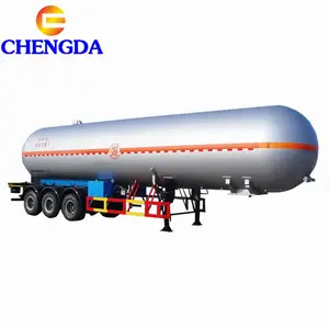 3 essieux 26t Max Payload Tank Truck remorque utiliser gaz de pétrole liquéfié citerne Semi-remorque