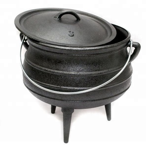 Olla <span class=keywords><strong>de</strong></span> <span class=keywords><strong>Hierro</strong></span> <span class=keywords><strong>Fundido</strong></span> <span class=keywords><strong>de</strong></span> Alta Resistencia con Tres Patas - Product Image 4