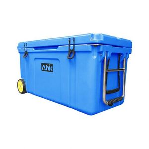 120QT Rotomolded البلاستيك الجليد مربع الجليد البيرة برودة 120L صندوق ملون