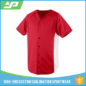 completa <span class=keywords><strong>de</strong></span> impresión digital <span class=keywords><strong>de</strong></span> la sublimación del nuevo diseño personalizado 100% poliéster Ropa <span class=keywords><strong>de</strong></span> Béisbol - Product Image 1