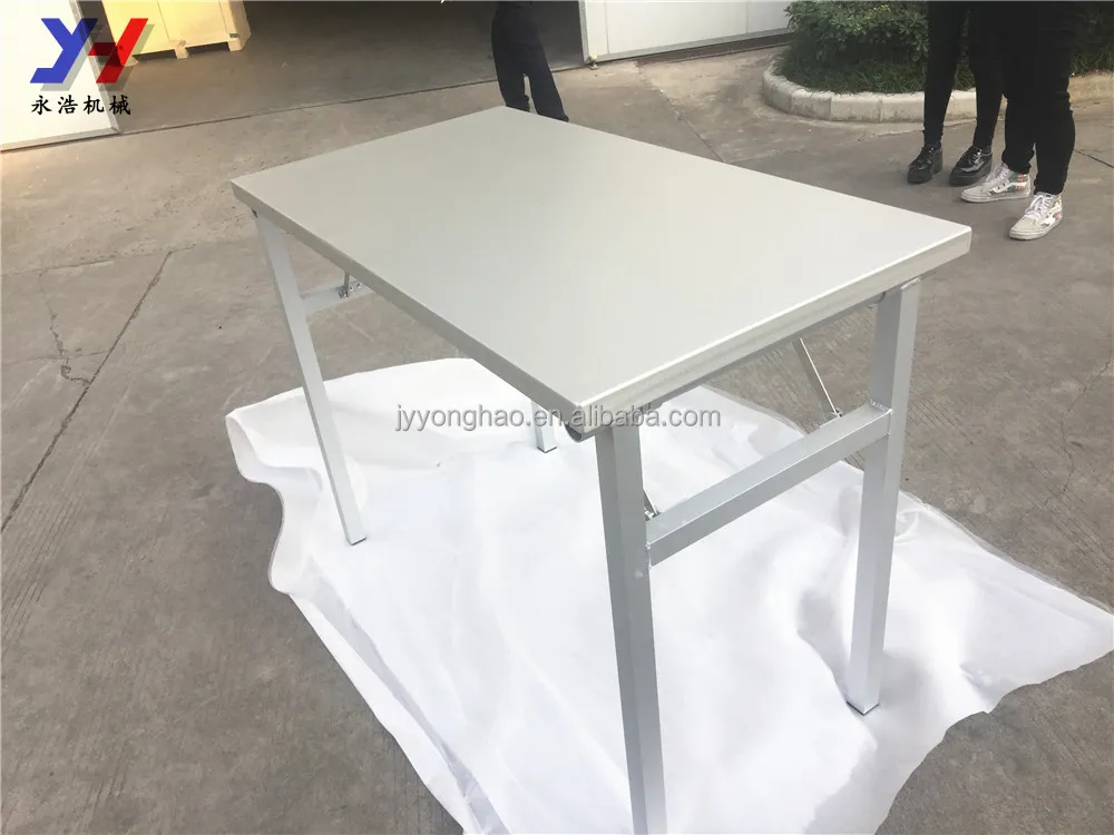 Portable Foldable aluminum table for outdoor camping  Custom made camp table with 90mm minimum height