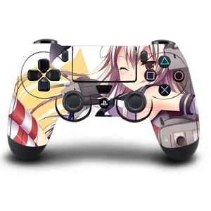 Cute Cartoon Mädchen Skins Aufkleber Abdeckung Für Playstation PS 4 Game Pad