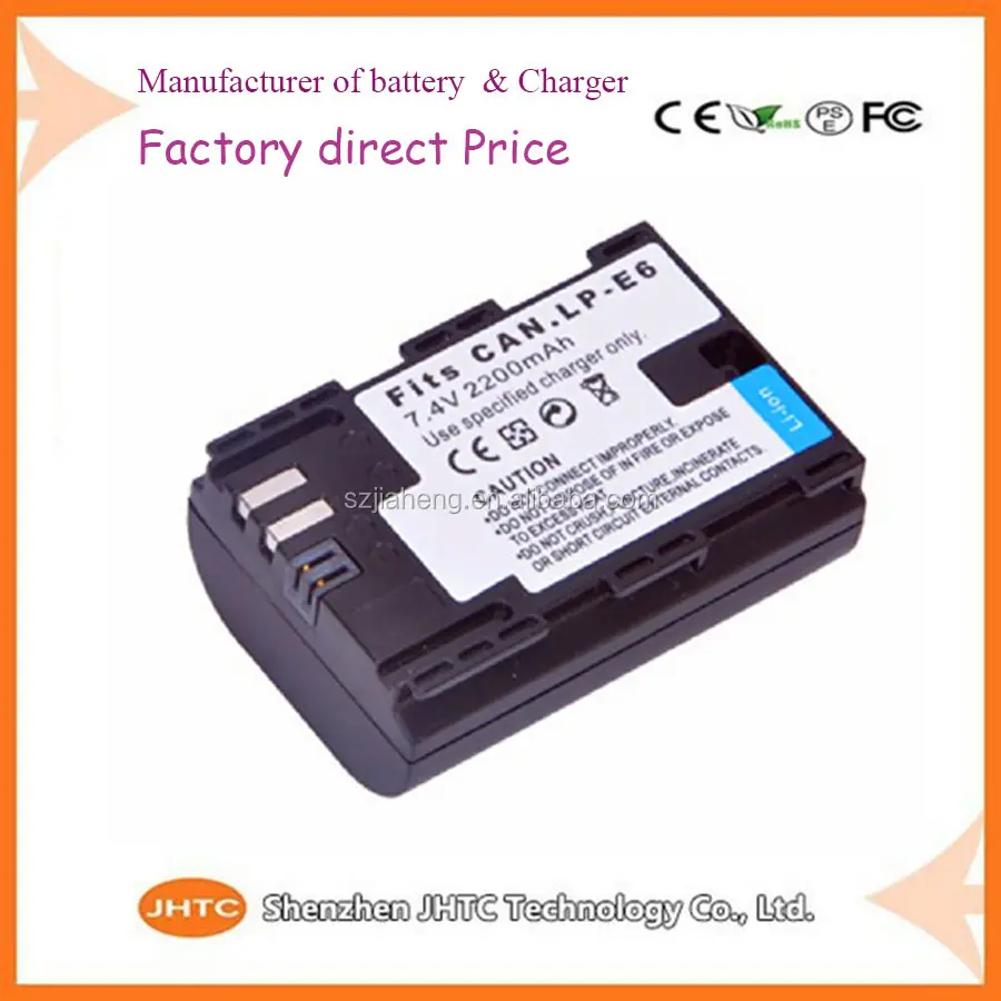 High quality cheap price Digital Camera Li-ion Battery LP-E6 for Canon EOS 5D Mark II