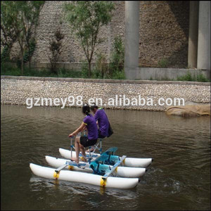 Factory manufacturer water park the family sports bike 3 person pedal water (M-028) - Product Image 2