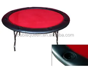professional poker table with foldable iron legs