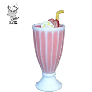 Grande cone de sorvete de fibra de vidro para venda adequado para reino unido