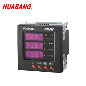 PD668E panel mounted three phase multi-function digital electronic power meter