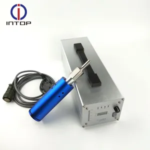 China supplier portable ultrasound 35khz manual ultrasonic welding machinery for pvc spot welding