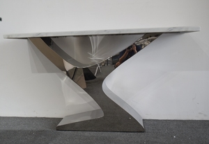 Y01 Modern Luxury <strong>Marble</strong> Top <strong>Console</strong> <strong>Table</strong> Buffet <strong>Table</strong> - Product Image 5
