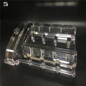<span class=keywords><strong>3D</strong></span>-Druck benutzer definierte klare Harz Rapid Prototyp Sla transparente Kunststoff teile PMMA Schneiden Acryl Fräsen CNC-Bearbeitung Service
