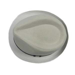 Custom Design 100% cotone Fedora Panama <span class=keywords><strong>carta</strong></span> cappello <span class=keywords><strong>di</strong></span> paglia con bordo <span class=keywords><strong>di</strong></span> <span class=keywords><strong>carta</strong></span> formale cappelli <span class=keywords><strong>di</strong></span> fabbricazione - Product Image 2