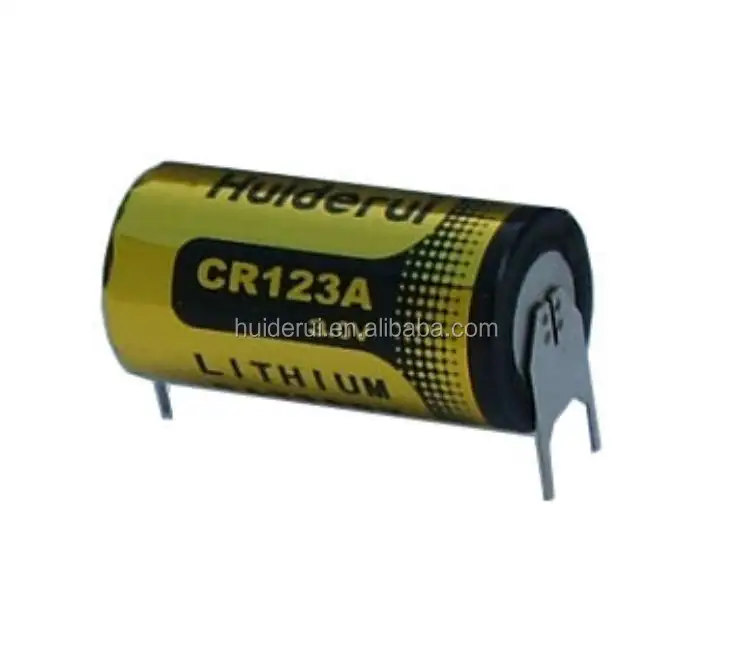 CR17345 1500mAh 3.0 V Primary lithium battery CR123A for smoke detector