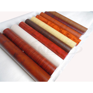สติกเกอร์ไวนิลแบบมีกาวในตัวสำหรับรถยนต์ขนาด1.22*50ม. แผ่นไม้พีวีซี - Product Image 4