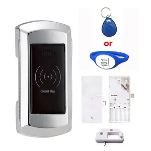 Thẻ RFID Kỹ Thuật Số Dây Đeo Cổ Tay Vòng Đeo Tay Tủ/Tủ Khóa/Ngăn Kéo Khóa Phòng Tập Thể Dục