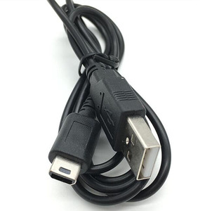 DHL FEDEX UPS LIVRAISON GRATUITE Câble de charge USB noir Cordon pour câble de <span class=keywords><strong>chargeur</strong></span> d'alimentation NDSL pour Nintend <span class=keywords><strong>DS</strong></span> Lite DSL - Product Image 2