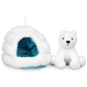 Moda bebé oso polar con hielo cúpula de peluche de juguete - Product Image 2