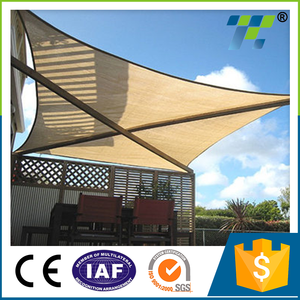 100% Vierge PEHD Matériel <span class=keywords><strong>Cour</strong></span> Carré Soleil Voile D'ombrage - Product Image 1