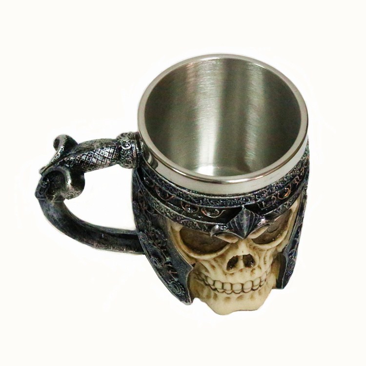 Zogift novedad Halloween party bar KTV tema restaurante 3D esqueleto con mango para cerveza café hombres - Product Image 6