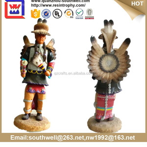 Polyresin los <span class=keywords><strong>pueblos</strong></span> indígenas estatuilla - Product Image 1