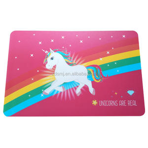 Conformité aux lois de l'UE et au marché des licornes Sets de table imprimables en plastique PP, napperons pour le service des aliments, tapis de table en PP - Product Image 2