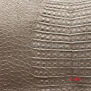 Kulit Sintetis PVC Buaya Warna Logam Mutiara untuk Dekorasi Rumah dan Kain Pelapis - Product Image 3
