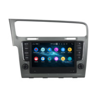 KLYDE KD-8012 GPS de voiture 4+64G Android 10.0 Écran tactile 8 pouces DSP TPMS OBD2 Amplificateur RGB TV Écran IPS Intégré 2DIN pour VW