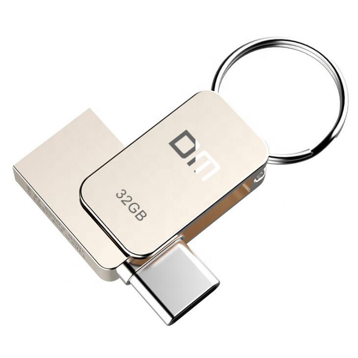 8GB 16GB 32GB 64GB Mini Metal type c usb pen drive 2 in 1 otg usb Flash Disk USB Flash Drive