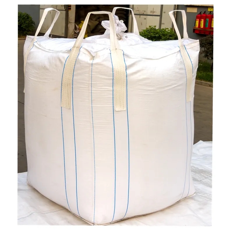 Polypropylen Big Bag 1000kg 1 Tonne Jumbo-Beutel zum Verpacken von Reis Zucker Weizen Mais Maismehl Getreide Sand Dünger Futter Zement