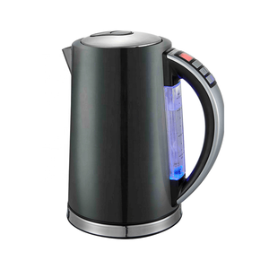 Bouilloire électrique sans fil de 1,7 L en acier inoxydable, grande capacité, design unique pour café, hôtel, cuisine, bureau, maison - Product Image 2