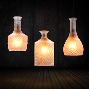 Botella <span class=keywords><strong>de</strong></span> <span class=keywords><strong>vidrio</strong></span> ahumado accesorio <span class=keywords><strong>de</strong></span> luz antiguo candelabro <span class=keywords><strong>de</strong></span> cristal <span class=keywords><strong>de</strong></span> lujo lámpara - Product Image 3