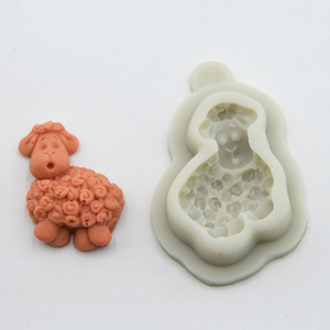Đáng Yêu Bánh Cừu Nhỏ Trang Trí Khuôn Hình Động Vật Handmade Sôcôla Xà Phòng Khuôn Fondant Bánh <span class=keywords><strong>Silicone</strong></span> Khuôn - Product Image 3