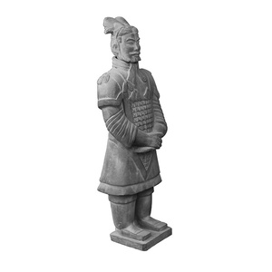 Artesanía <span class=keywords><strong>de</strong></span> Arcilla <span class=keywords><strong>de</strong></span> Xi'an, Guerrero <span class=keywords><strong>de</strong></span> <span class=keywords><strong>Terracota</strong></span> <span class=keywords><strong>de</strong></span> 87 cm <span class=keywords><strong>de</strong></span> Altura, <span class=keywords><strong>Color</strong></span> Arcilla Ligera, Oficial General, en Oferta - Product Image 3