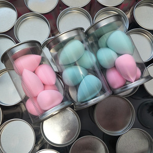 Mélangeur de maquillage sans Latex, <span class=keywords><strong>Mini</strong></span> éponge bouffante, cosmétique, différentes couleurs, pièces - Product Image 1
