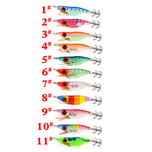 Uniker luminoso envuelto madera Camarón <span class=keywords><strong>Yamashita</strong></span> calamar Jig <span class=keywords><strong>señuelo</strong></span> explosión anzuelo japonés calamar Jig <span class=keywords><strong>señuelo</strong></span> de pesca - Product Image 3