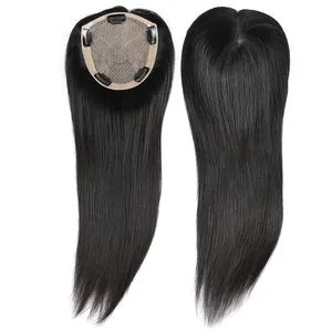 Beauty girl High Quality 100 percent human hair india long hair toupee wholesale price in stock women toupee