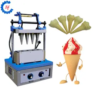 Ice Cream Wafer Cone Baking Hình Thành Máy