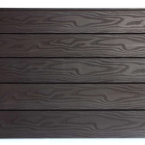 Revêtement mural extérieur en bois et plastique, 5 pièces, panneau mural composite wpc étanche wpc