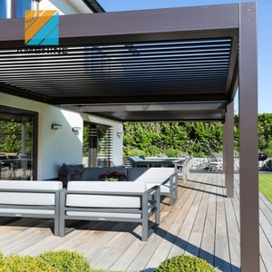 Réglable lames poudre <span class=keywords><strong>enduit</strong></span> pergola extérieure - Product Image 4